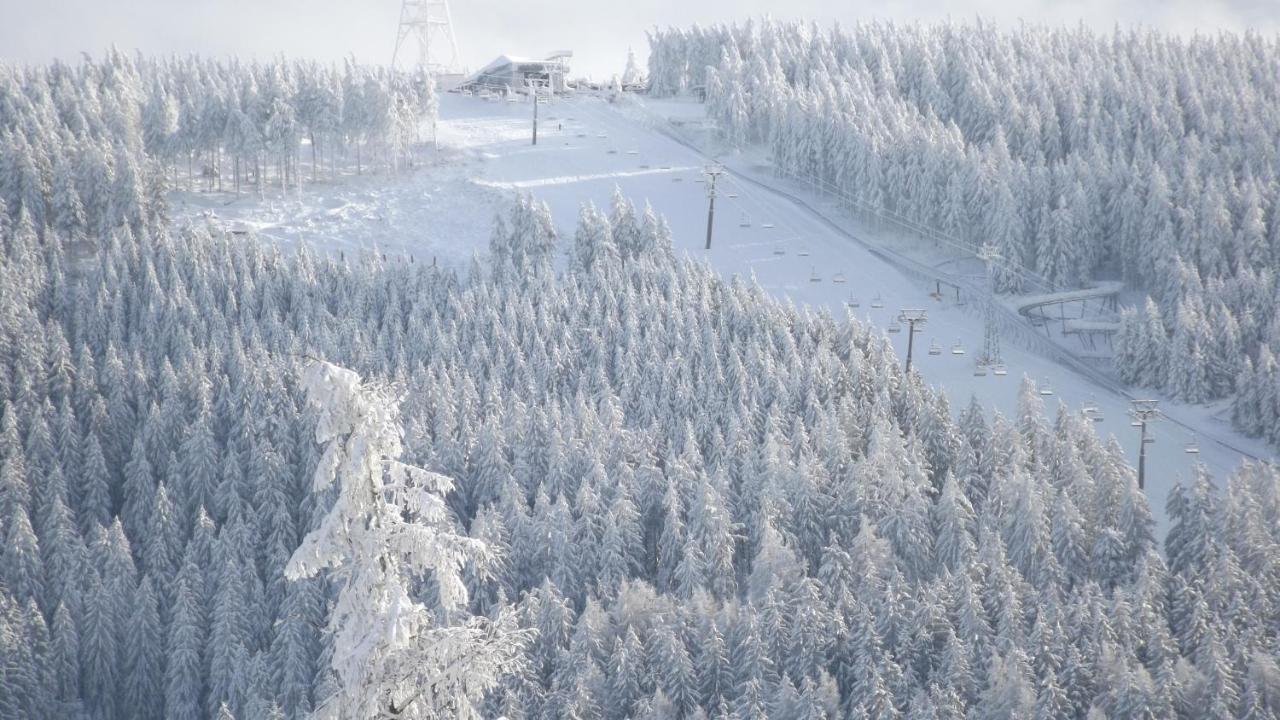 Premium-Ferienwohnungen Bergblick Im Haus Hopfe Goslar Exterior foto